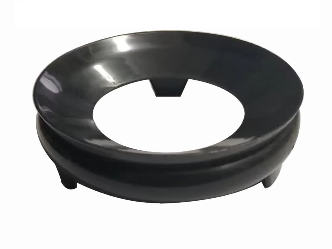 sleeri Ostrich Eggs Egg Tray Base Pedestal Stand for Sculpture Crafts | Organic Display Platform (70-120 chars) — black