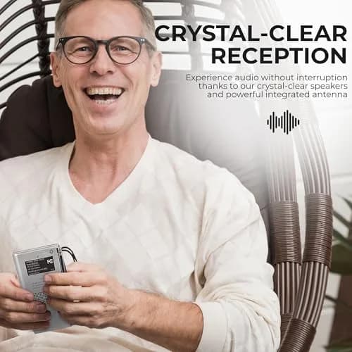 Coby Portable AM FM Radio, Transistor Radio, 800 Hour Battery | Clear Reception & Compact Design thumbnail 5
