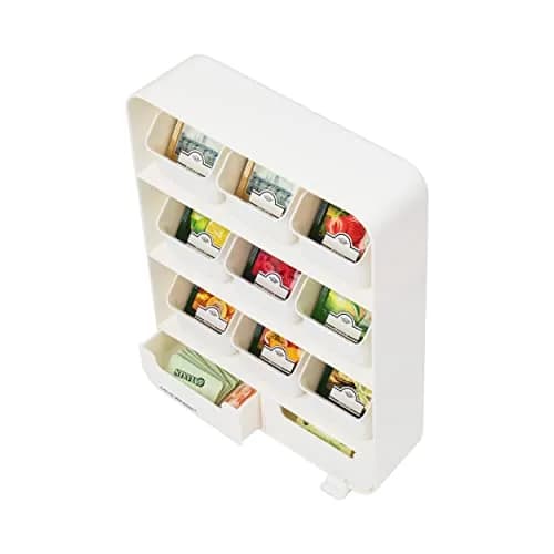 Mind Reader 11-Drawer Tea Bag Organizer Station | 26cm L x 8.25cm W x 35cm H thumbnail 4