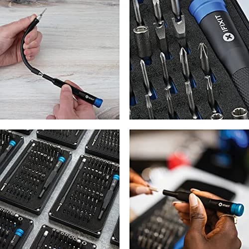iFixit Mako Driver Kit - 64 Precision Bit Set for Electronics Repair | 18.1 cm (7 in) Length, 390g thumbnail 4