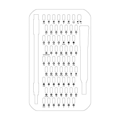 iFixit Mako Driver Kit - 64 Precision Bit Set for Electronics Repair | 18.1 cm (7 in) Length, 390g thumbnail 8