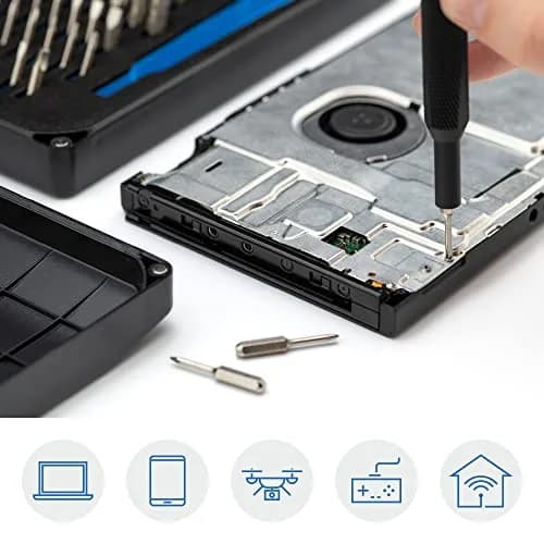 iFixit Mako Driver Kit - 64 Precision Bit Set for Electronics Repair | 18.1 cm (7 in) Length, 390g thumbnail 3