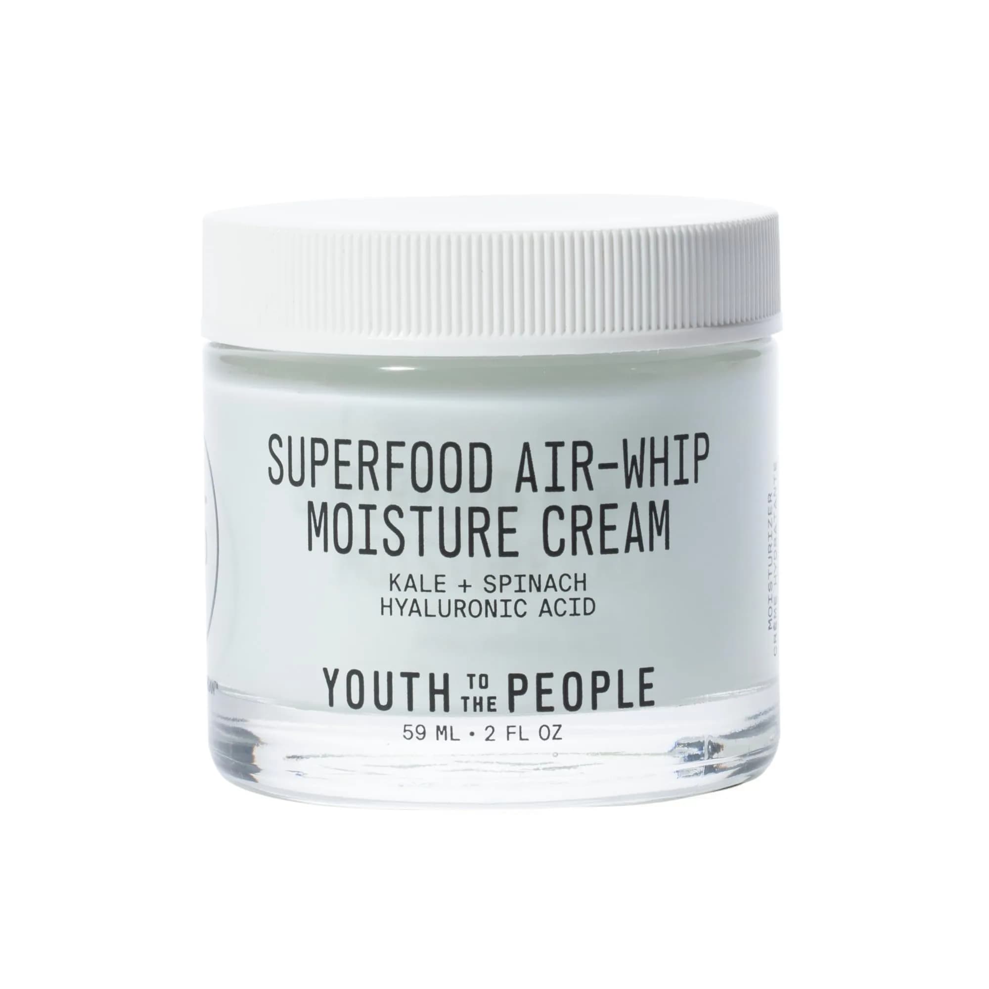 Youth To The People Superfood Air-Whip Face Moisturizer - Full Size (2 oz) | Hydrates & Nourishes Oily Skin — 2 Fl Oz (full size)