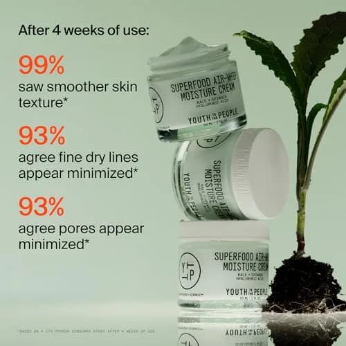 Youth To The People Superfood Air-Whip Face Moisturizer - Full Size (2 oz) | Hydrates & Nourishes Oily Skin thumbnail 6