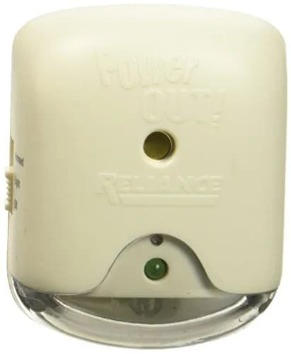 Reliance Controls Power Fail Light W/Alarm 120V | Alarm Sounds on Power Failure, 8-Hour Backup, Recharge NiMH Battery thumbnail 1