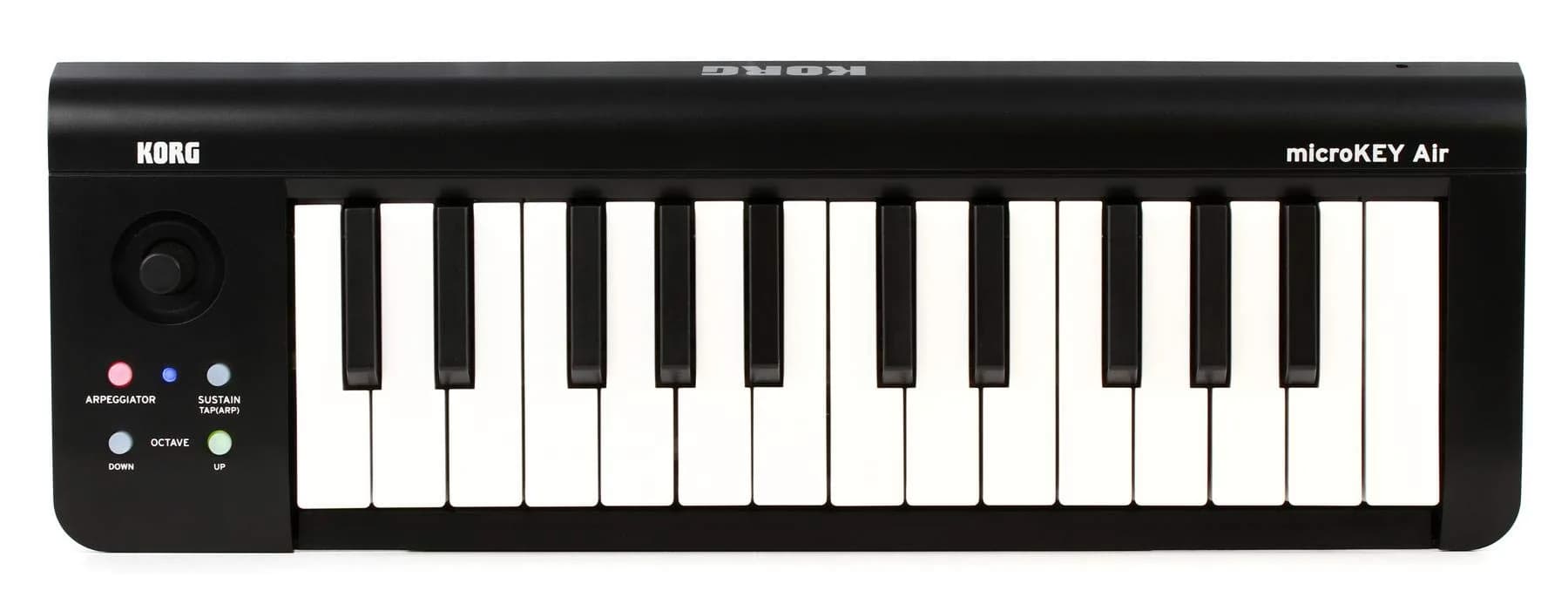 KORG MicroKEY Air 25 - Wireless Bluetooth & USB MIDI Controller, 25 Keys, Class-compliant, Multi-colored | Studio Recording