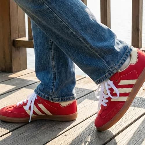 YFINE Flat Shoe Laces for Sneaker 9mm Wide 55" Dark Green Athletic Shoelace | Durable & Stylish thumbnail 8