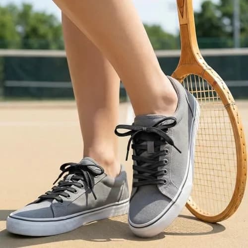 YFINE Flat Shoe Laces for Sneaker 9mm Wide 55" Dark Green Athletic Shoelace | Durable & Stylish thumbnail 9