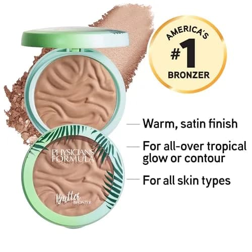 Physicians Formula Murumuru Butter Bronzer Light Bronzer 10.8g (0.38 oz) | Dermatologist Tested, Hypoallergenic, Vegan & Cruelty-Free thumbnail 2