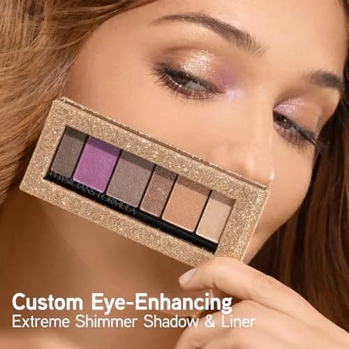 Physicians Formula Shimmer Strips Custom Eye-Enhancing Extreme Shimmer Shadow & Liner, Glam Nude | Hypoallergenic Eyeshadow Palette - view 2