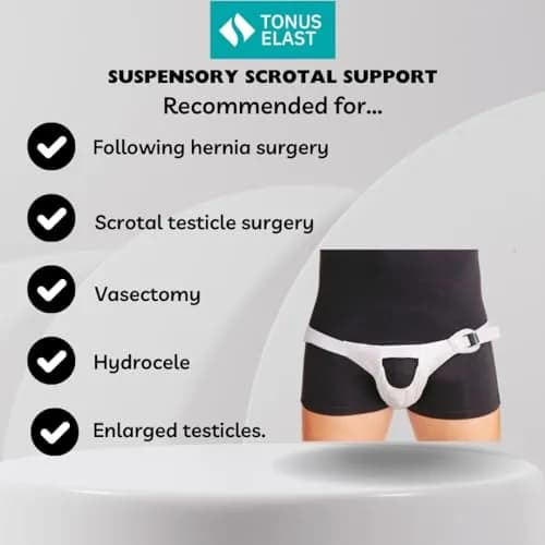 Tonus Elast Suspensory Scrotal Support Large Pouch - 1 Unit | Gentle Support for Recovery & Daily Comfort thumbnail 6