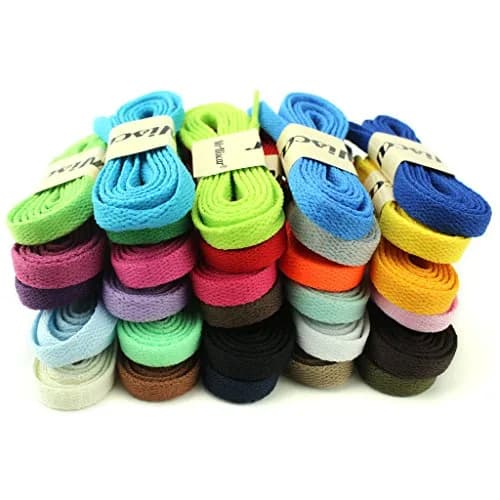 YFINE 2 Pairs 39" Light Brown Flat Replacement Shoelaces for Athletic Shoes | Durable Polyester, 2 Pack thumbnail 3