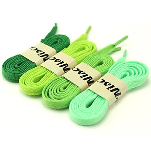 YFINE 55" Red Flat Replacement Shoelaces for Athletic Shoes | Polyester, 2 Pairs, 140cm thumbnail 8