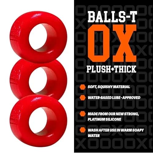 Oxballs Balls-T Super-Stretchy Silicone Ball Stretcher 13cm (5.1in) | Heavy-Duty Scrotum Stretcher for Enhanced Swing thumbnail 4