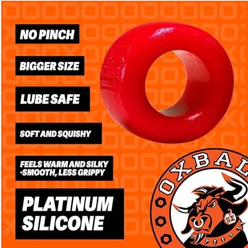 Oxballs Balls-T Super-Stretchy Silicone Ball Stretcher 13cm (5.1in) | Heavy-Duty Scrotum Stretcher for Enhanced Swing thumbnail 5