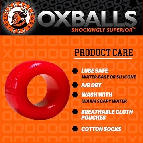 Oxballs Balls-T Super-Stretchy Silicone Ball Stretcher 13cm (5.1in) | Heavy-Duty Scrotum Stretcher for Enhanced Swing thumbnail 6