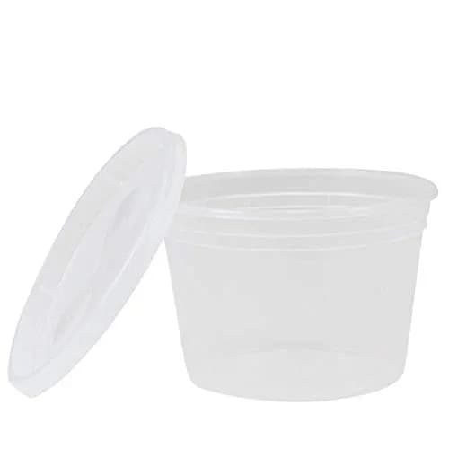 Tiger Chef 16 oz Food Storage Containers with Lids | Leak Proof, Microwave & Dishwasher Safe, BPA-Free (Pack of 40) thumbnail 1