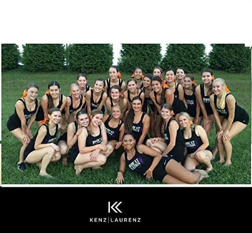 Kenz Laurenz Jumbo 7-inch Cheer Bows with Elastic Ties, 10-Pack Assorted Colors | Handmade Hair Accessories for Teens & Women thumbnail 6