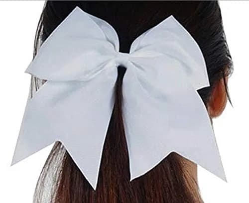 Kenz Laurenz Jumbo 7-inch Cheer Bows with Elastic Ties, 10-Pack Assorted Colors | Handmade Hair Accessories for Teens & Women thumbnail 3
