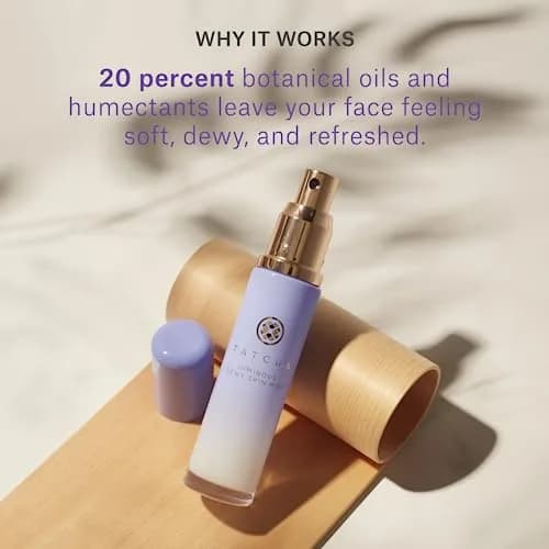 TATCHA Luminous Dewy Skin Mist 40ml | Hydrating & Finishing Spray for All Skin Types thumbnail 4