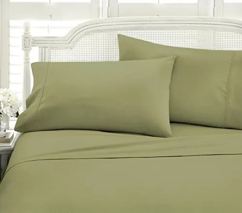 Linen Market Embossed Sheet Set King | Microfiber Breathable & Wrinkle-Free (70-120 chars) thumbnail 1