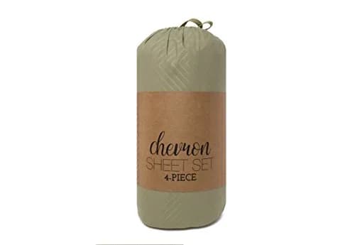 Linen Market Embossed Sheet Set King | Microfiber Breathable & Wrinkle-Free (70-120 chars) thumbnail 3