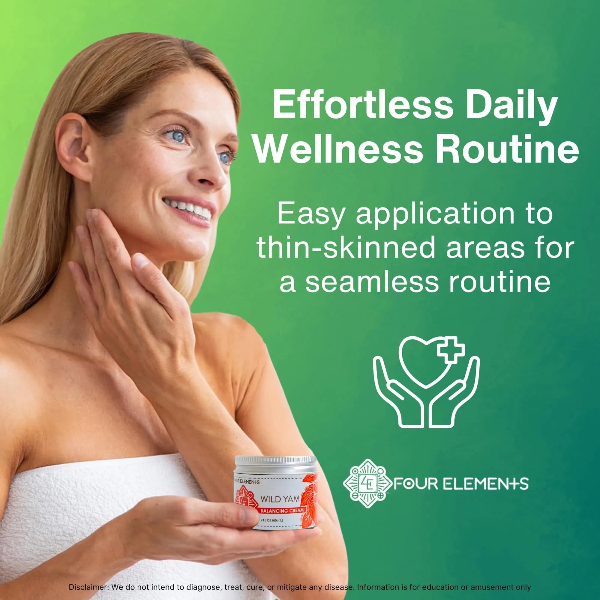 Four Elements 4E Wild Yam Balancing Cream 2 OZ | Hormone Balance Support - view 9