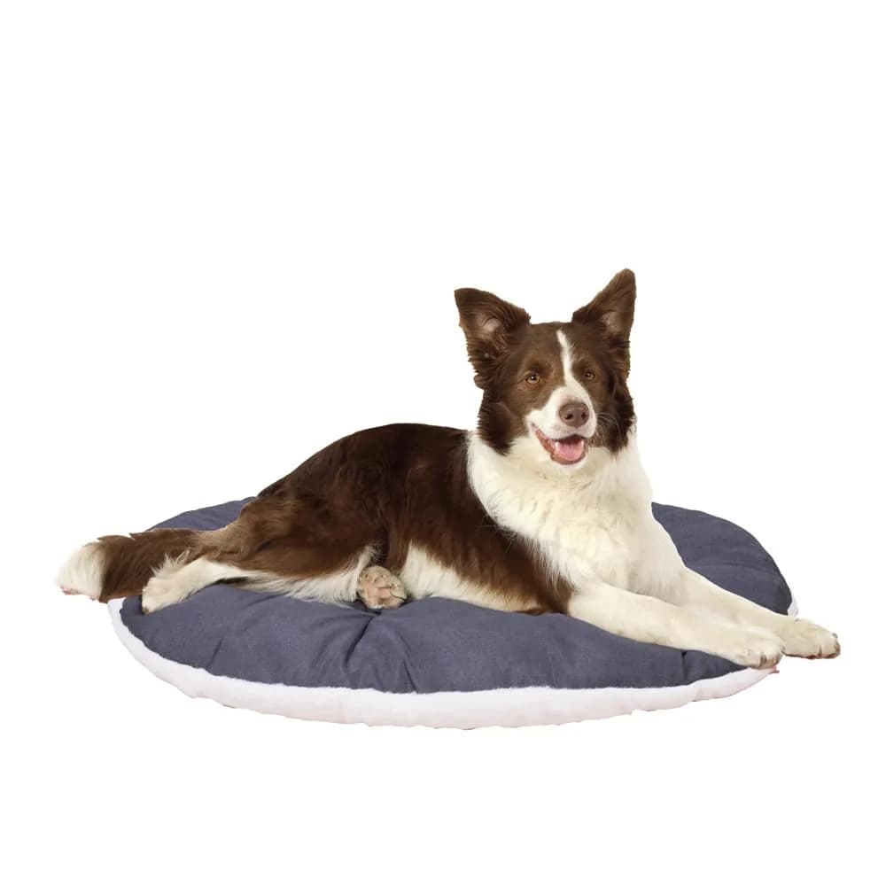 Ferplast Dog Bed Large Dog Cushion Washable Pet Mattress 85 x 55 cm | Cotton & Soft Padding