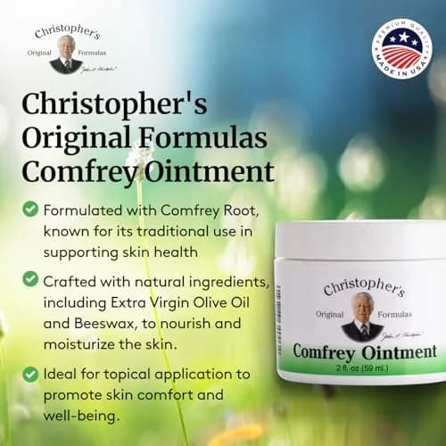 Christopher's Original Formulas Comfrey Ointment 2 Fl Oz (Pack of 2) | Herbal Ointment for Skin Wellness thumbnail 4
