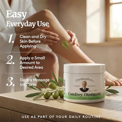 Christopher's Original Formulas Comfrey Ointment 2 Fl Oz (Pack of 2) | Herbal Ointment for Skin Wellness thumbnail 6