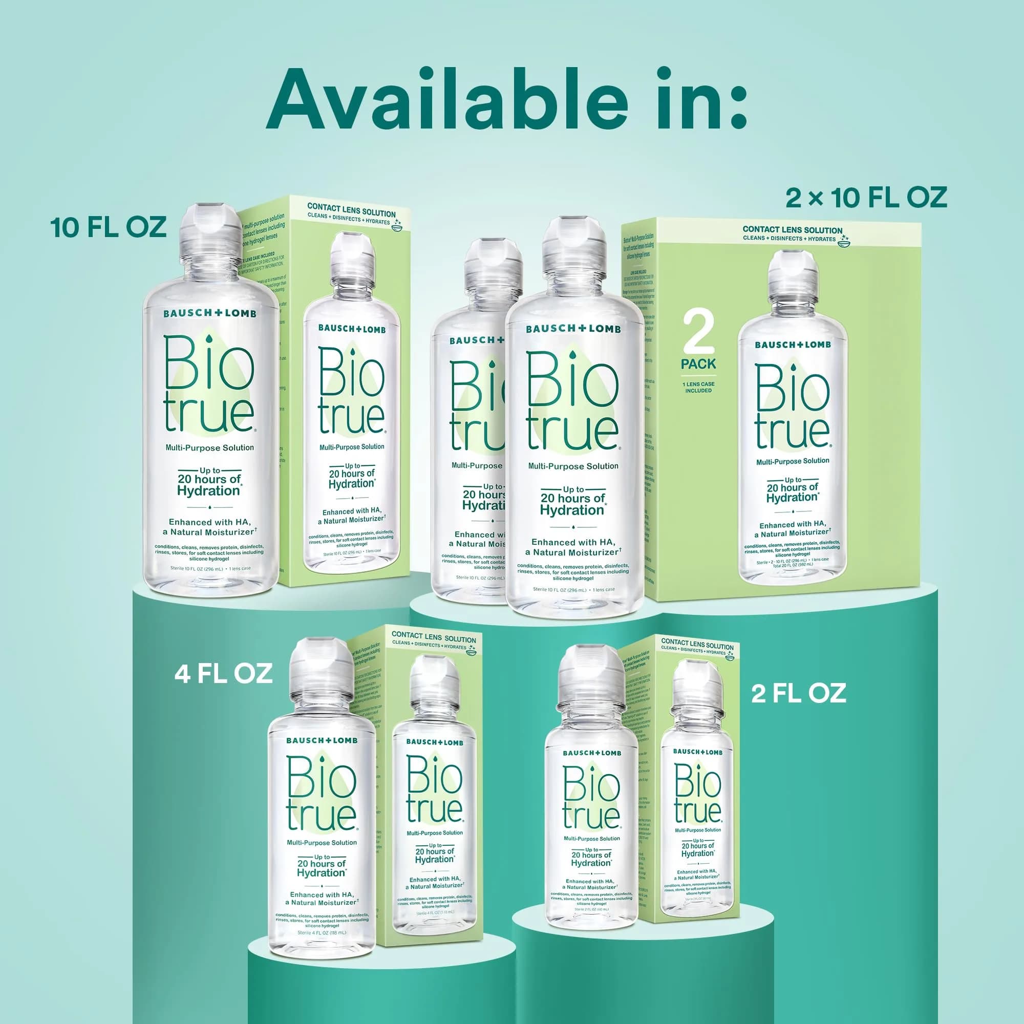 Biotrue Multi-Purpose Contact Lens Solution with Lens Case, 2 Fl Oz (59ml) | FDA Approved, Doctor Recommended - view 7