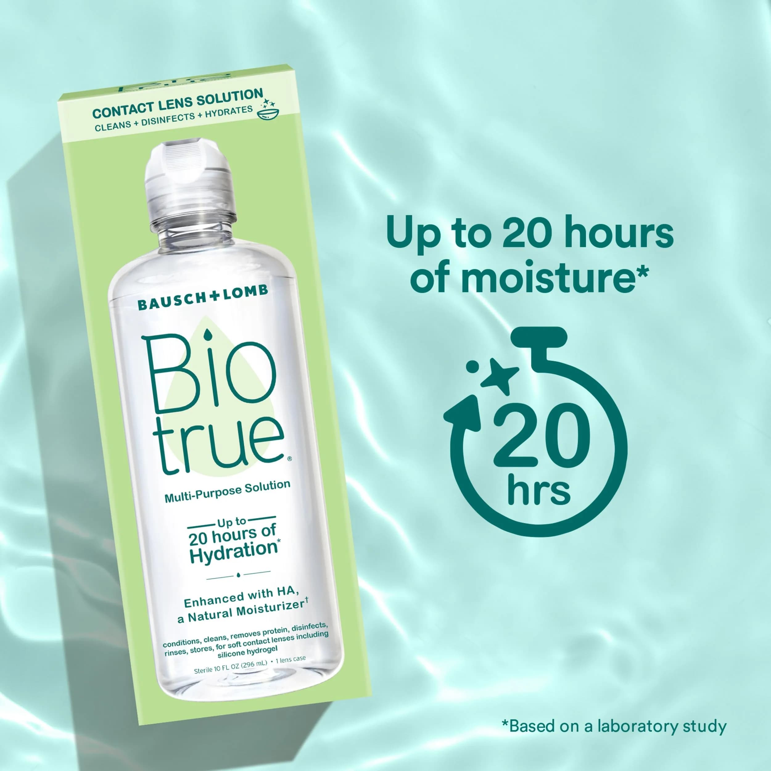 Biotrue Multi-Purpose Contact Lens Solution with Lens Case, 2 Fl Oz (59ml) | FDA Approved, Doctor Recommended - view 3