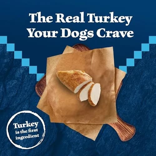 Blue Buffalo Wilderness Turkey Crunchy Dog Biscuits, Grain-Free, 680g (24 oz) | High-Protein Nutrition for All Breeds thumbnail 3