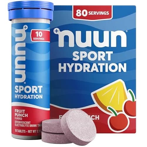 Nuun Sport Electrolyte Tablets Fruit Punch Flavor 80 Count | Hydration Support with 5 Essential Electrolytes thumbnail 1