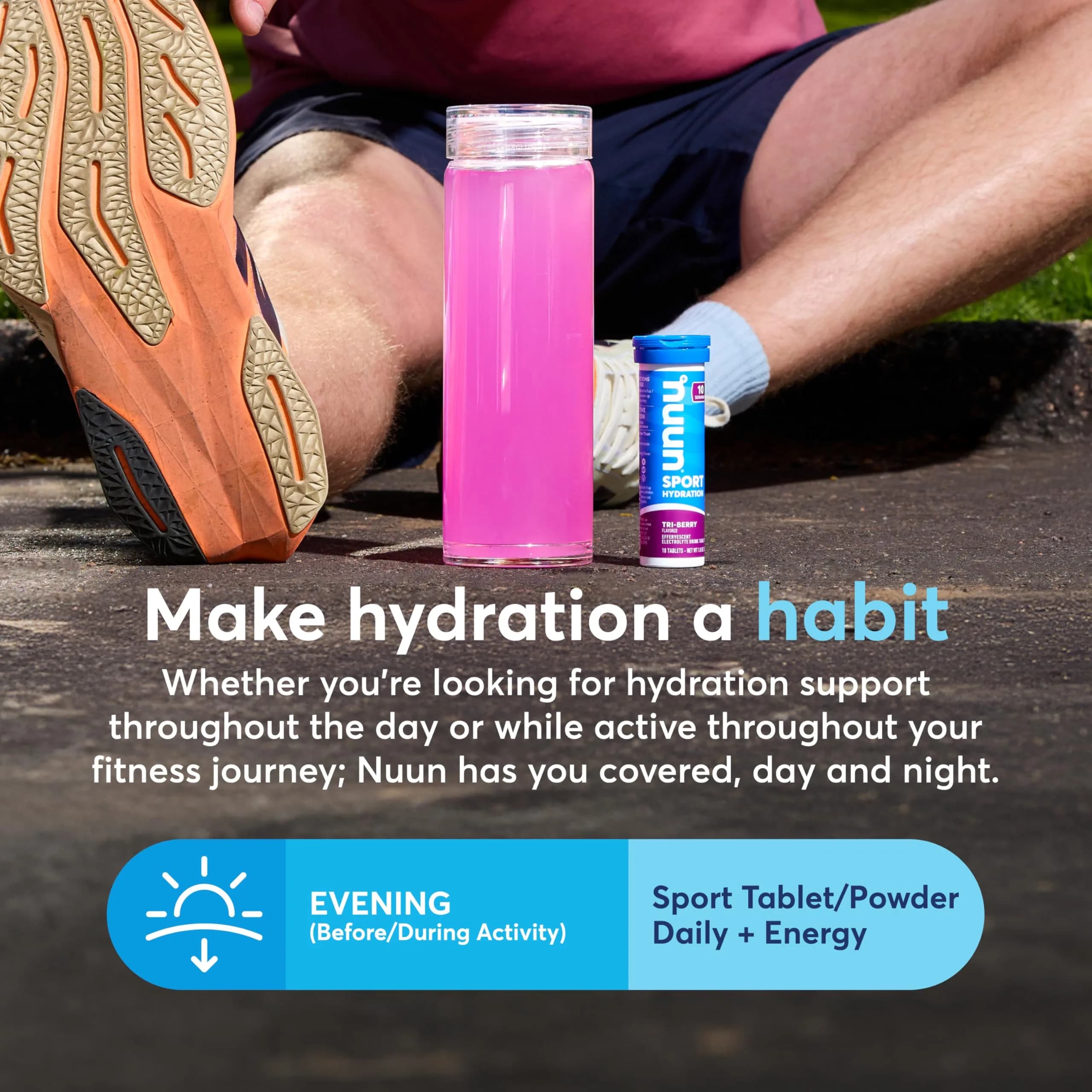 Nuun Sport Electrolyte Drink Tabs Fruit Punch Flavour - 80 Count | Essential Hydration Support - view 4