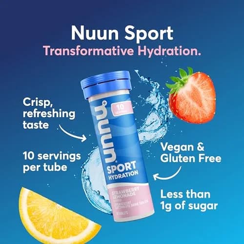 Nuun Sport Electrolyte Tablets Strawberry Lemonade 80 Count (Pack of 1) | Hydration for Active Life thumbnail 2
