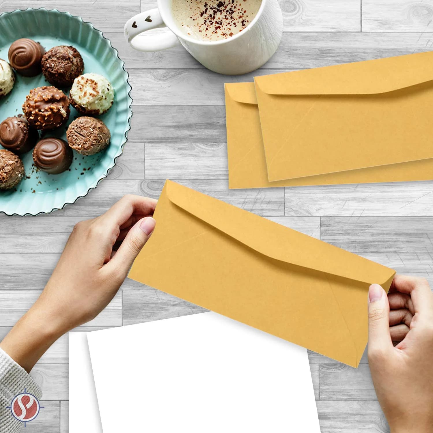 #10 Brown Kraft Regular Envelopes - 4 1/8" x 9 1/2" | Thick & Secure 24lb Stock - main product image