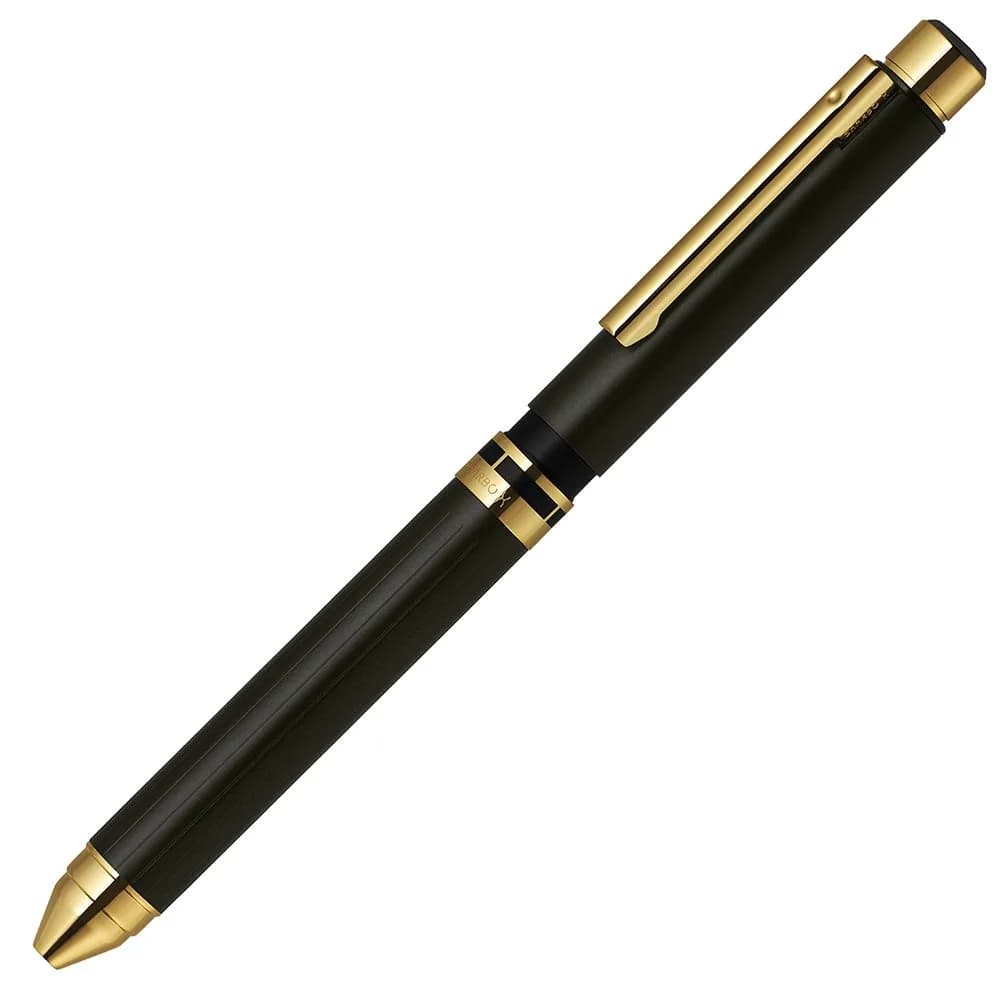 Zebra Sharbo X TS10 Multifunction Pen Main Unit, Dark Black | Customizable Writing Instrument with Smooth Ink Flow — multicolor (black / gold)