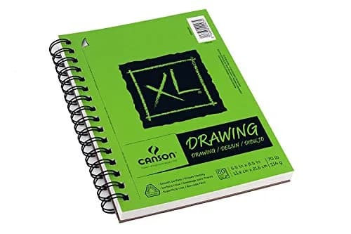 Canson XL Series Drawing Paper Pad, 5.5x8.5 in | Smooth surface, 60 sheets, acid-free thumbnail 2