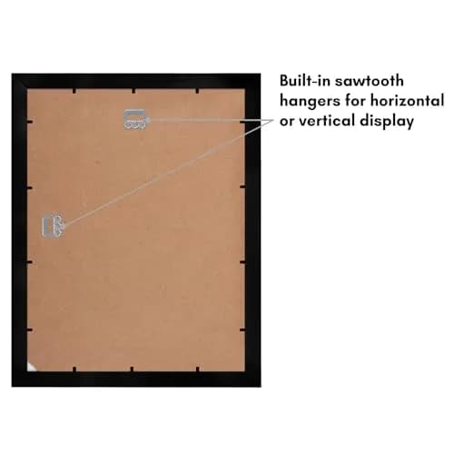 Americanflat 4x6 Collage Picture Frame - Fits 5 - Engineered Wood - Black thumbnail 6