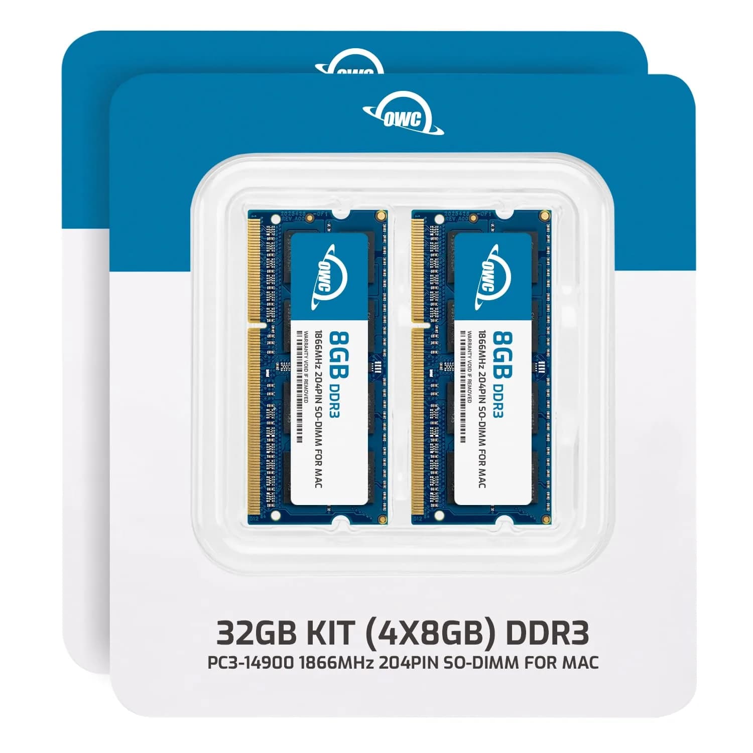 OWC 8GB DDR3 PC3-14900 1866MHz SO-DIMM RAM for iMac & Laptops | 8GB (8192MB) Non-ECC Dual Rank - view 2