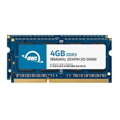 OWC 8GB (2x 4GB) DDR3 1866MHz PC3-14900 CL13 SO-DIMM RAM for 2015 iMac 27" Retina 5K | 1.35V Non-ECC thumbnail 1