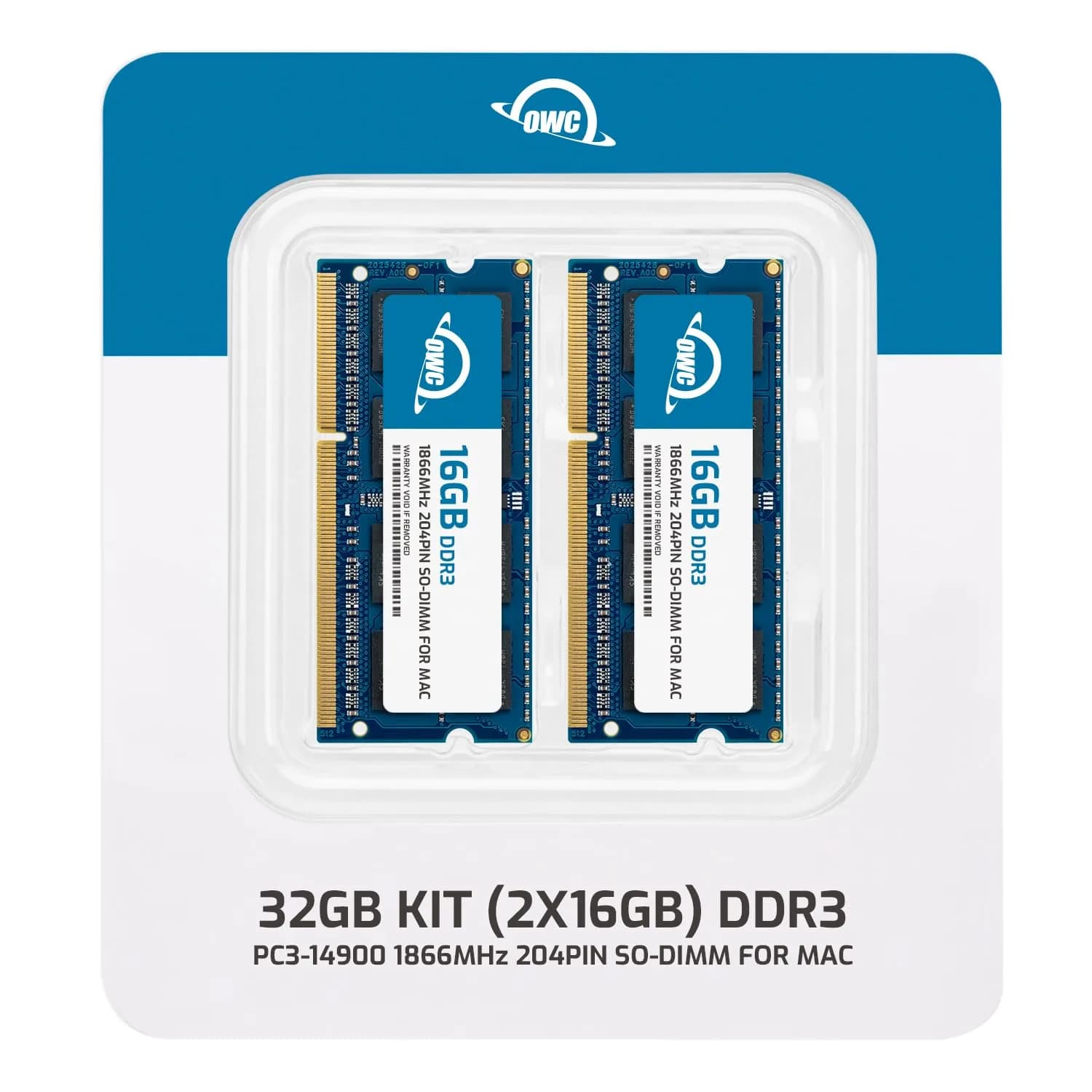OWC 8GB DDR3 PC3-14900 1866MHz SO-DIMM RAM for iMac & Laptops | 8GB (8192MB) Non-ECC Dual Rank - view 2