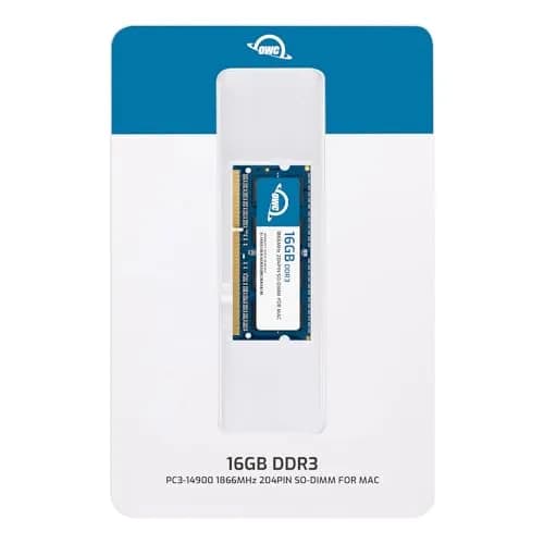 OWC 16GB DDR3 PC3-14900 1866MHz SO-DIMM RAM for iMac & PCs | 16GB (2x8GB) 1866MHz thumbnail 2
