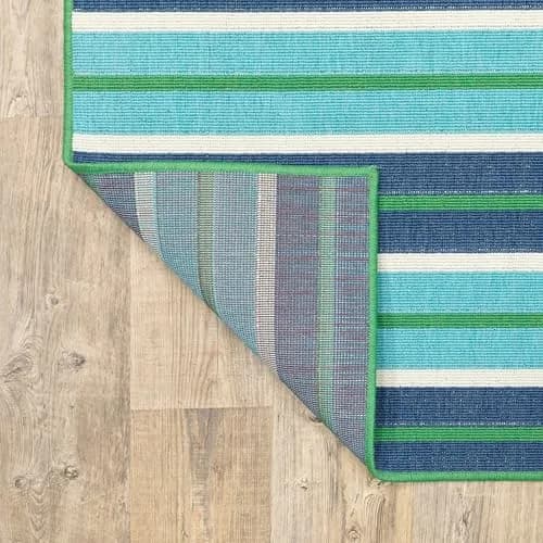 Oriental Weavers Meridian Indoor/Outdoor Rug 3'7" x 5'6" | Water & Fade Resistant thumbnail 7