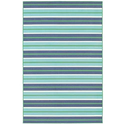 Oriental Weavers Meridian Indoor/Outdoor Rug 3'7" x 5'6" | Water & Fade Resistant thumbnail 2