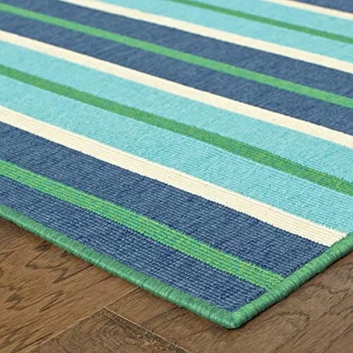 Oriental Weavers Meridian Indoor/Outdoor Rug 3'7" x 5'6" | Water & Fade Resistant thumbnail 3