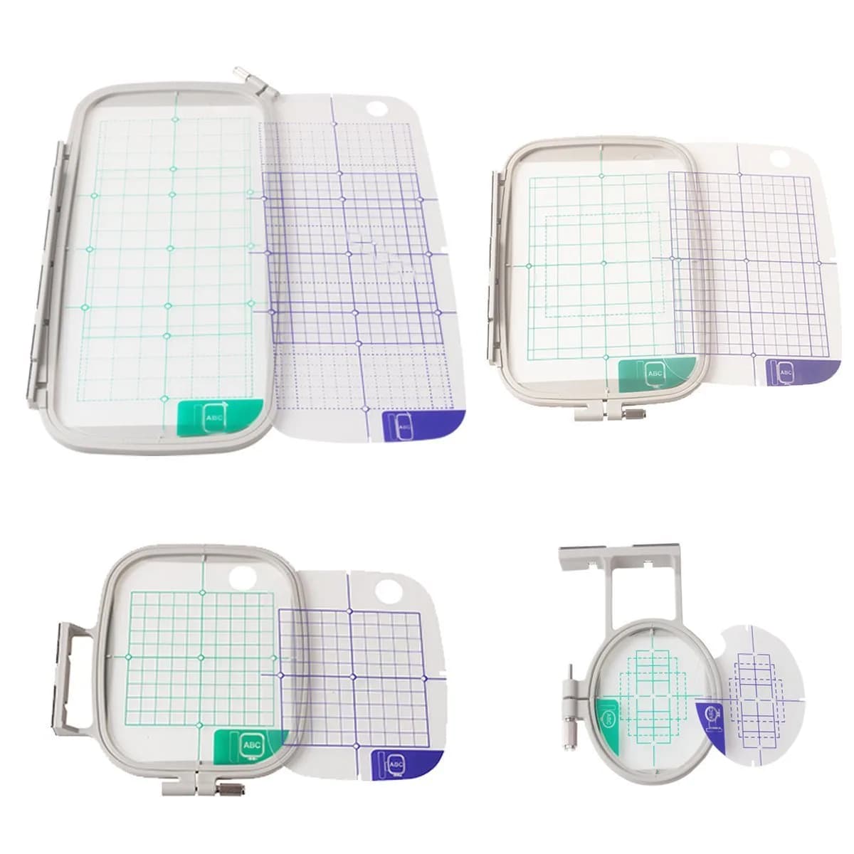 HONEYSEW Embroidery Hoop Set for Brother PE-700 PE-750D & Babylock Ellure | Durable Sewing Frame (70-120 chars) - main product image