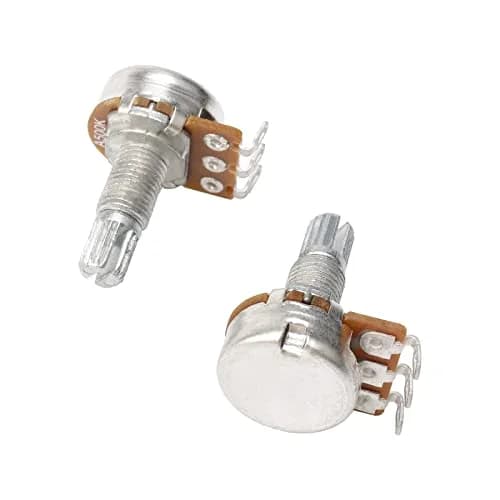 Swhmc A500K Ohm Guitar Potentiometer 1/4" Split Shaft 10-Pack | Volume Tone Control thumbnail 4