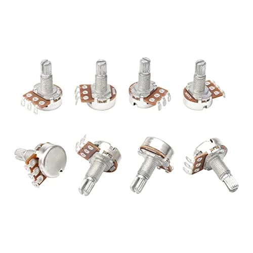 Swhmc A500K Ohm Guitar Potentiometer 1/4" Split Shaft 10-Pack | Volume Tone Control thumbnail 7